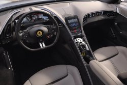 Ferrari Roma Coupe (2021) interior - Изготовление лекала для кузова авто. Продажа лекал (выкройки) в электроном виде на авто. Нарезка лекал на антигравийной пленке (выкройка) на авто.