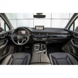 Audi Q7 (2015) - Изготовление лекала для салона авто. Продажа лекал (выкройки) в электроном виде на авто. Нарезка лекал на антигравийной пленке (выкройка) на авто.