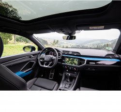 Audi Q3 (2019)  - Изготовление лекала (выкройка) для авто. Продажа лекал (выкройки) в электроном виде на салон авто. Нарезка лекал на антигравийной пленке (выкройка) на авто.