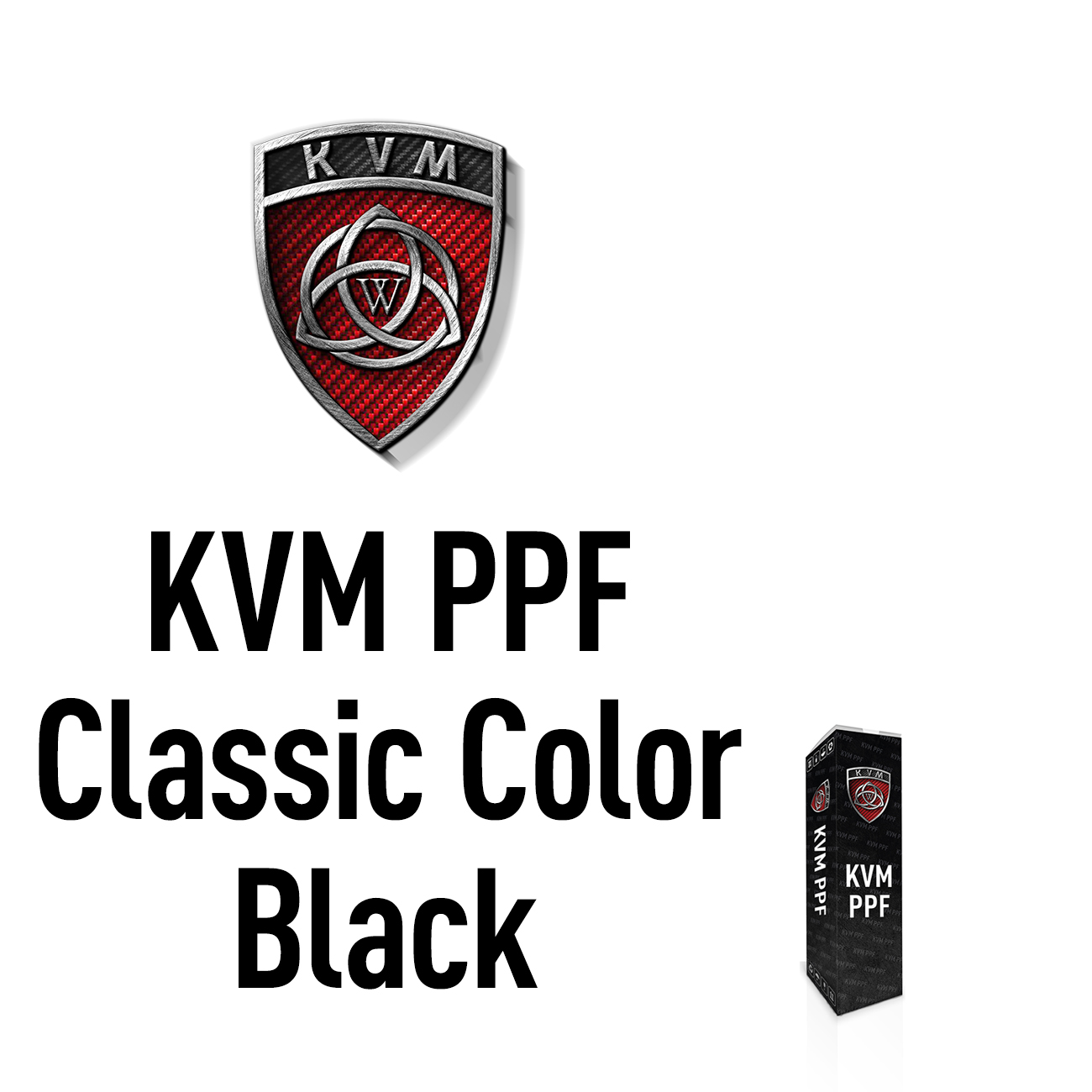 Пленка KVM Classic PPF Black (Черный) 0,30 для фар