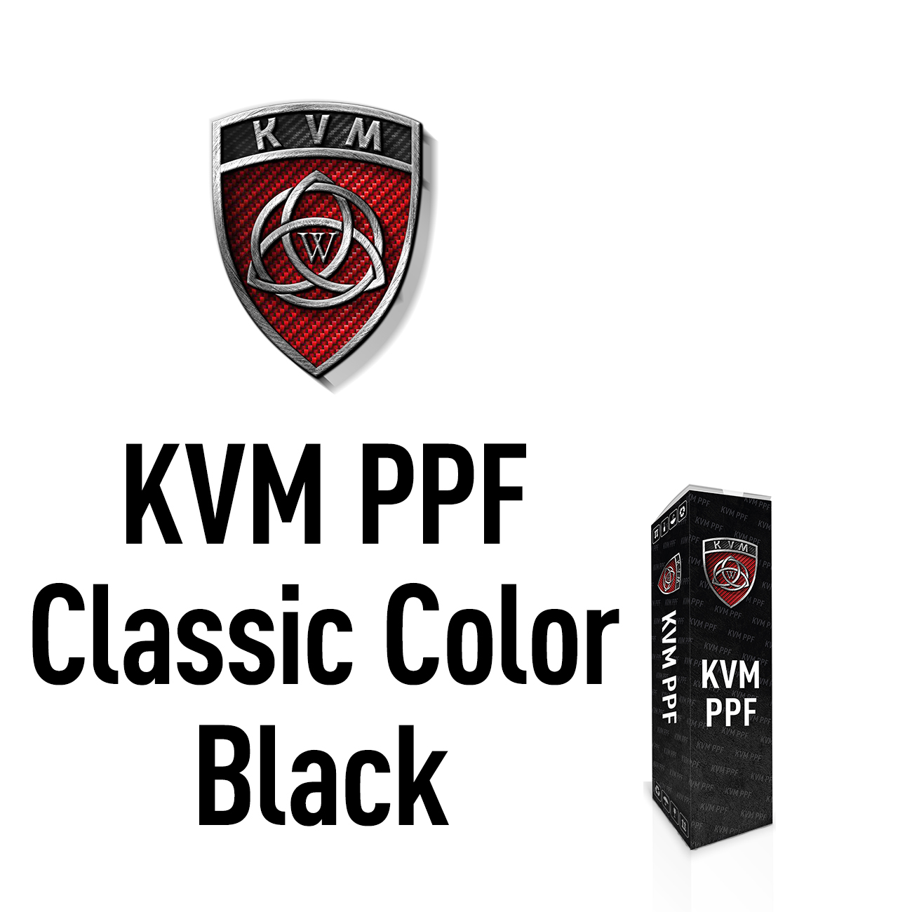 Пленка KVM Classic PPF Black (Черный) 0,61 для фар