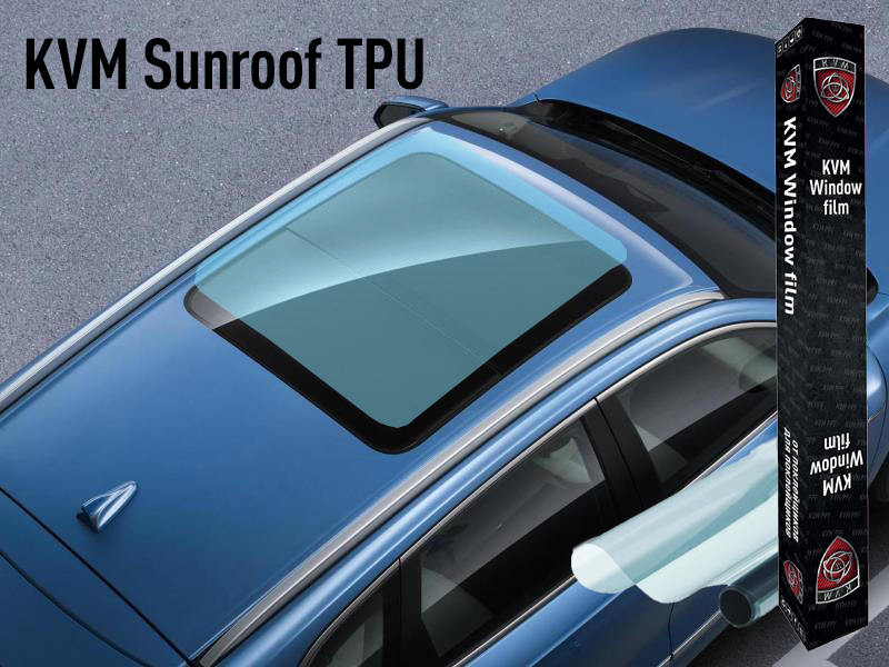 Новинка в нашем ассортименте - плёнка для защиты панорамы и люков - KVM Sunroof TPU.